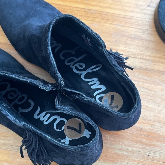 Sam Edelman Paige Suede Fringe Bootie - Picture 13 of 15